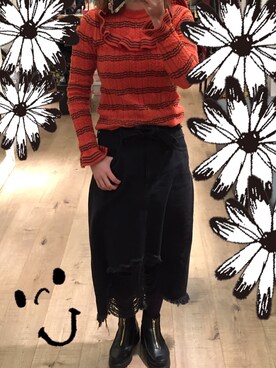 「abcdevol（エービーシーディーイーボル）のアイテム」を使った、waneさん（レディース・156cm）の冬コーディネート