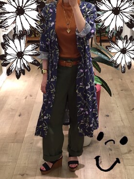 「ILIMA（イリマ）のアイテム（サンダル）」を使った、waneさん（レディース・156cm）の夏コーディネート
