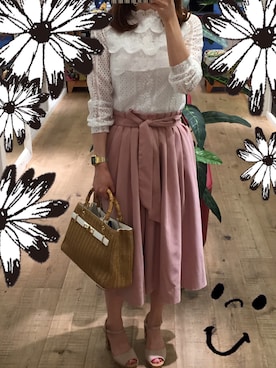 「ILIMA（イリマ）のアイテム（サンダル）」を使った、waneさん（レディース・156cm）の夏コーディネート