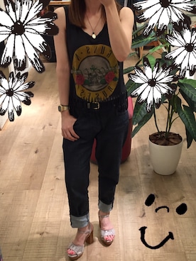「ILIMA（イリマ）のアイテム（サンダル）」を使った、waneさん（レディース・156cm）の夏コーディネート