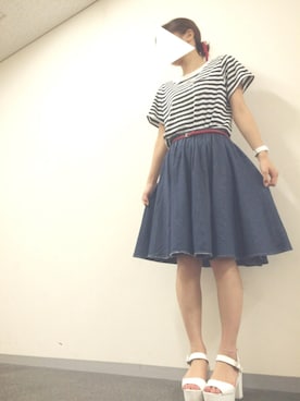 「wearモンスト部」｜yukirinさん（レディース・157cm）の夏コーディネート
