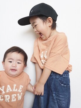 めー♛︎nikka♛︎shiroさん（キッズ・90cm）の夏コーディネート