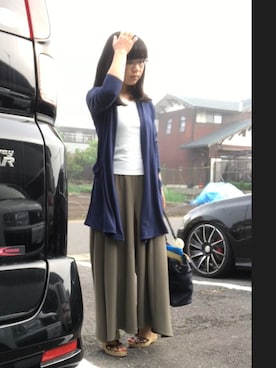 「CASTELLER（カステリェール）のアイテム」を使った、miiiさん（レディース・153cm）の春コーディネート