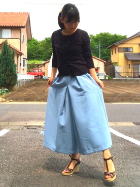 「CASTELLER（カステリェール）のアイテム」を使った、miiiさん（レディース・153cm）の春コーディネート