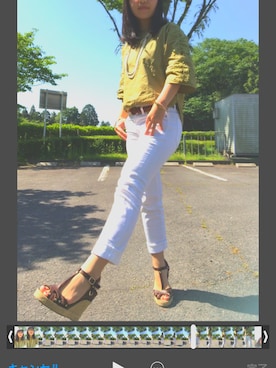 「CASTELLER（カステリェール）のアイテム」を使った、miiiさん（レディース・154cm）の春コーディネート