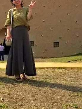 「CASTELLER（カステリェール）のアイテム」を使った、miiiさん（レディース・153cm）の春コーディネート