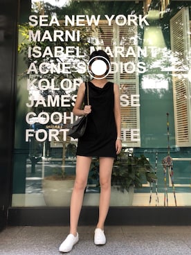 「EGOIST（エゴイスト）のアイテム（ワンピース/ドレス）」を使った、umayさん（レディース・168cm）の夏コーディネート