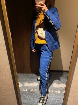 「Desigual（デシグアル）のアイテム（ジャケット/アウター）」を使った、ゆきさん（レディース・166cm）の冬コーディネート
