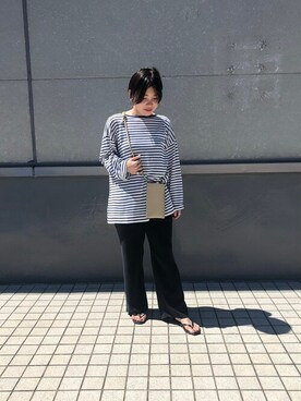 「繧ｵ繝ｳ繝€繝ｫ」｜kaoriさん（レディース・148cm）の夏コーディネート