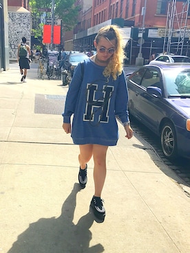 「TOMMY HILFIGER」｜「アイテム（ワンピース/ドレス）」を使った、jordan さん（レディース・157cm）の春コーディネート