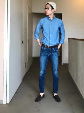 「DI MELLA（ディメッラ）のアイテム」を使った、OK.Aさん（メンズ・176cm）の夏コーディネート