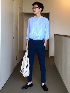 「East Harbour Surplus（イーストハーバーサープラス）のアイテム」を使った、OK.Aさん（メンズ・176cm）の秋コーディネート