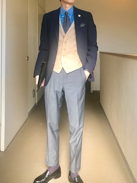 「STEFANO BIGI（ステファノビジ）のアイテム」を使った、OK.Aさん（メンズ・176cm）の春コーディネート