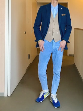 「East Harbour Surplus（イーストハーバーサープラス）のアイテム」を使った、OK.Aさん（メンズ・176cm）の春コーディネート