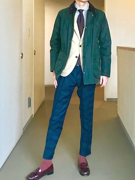 「BREUER（ブリューワー）のアイテム」を使った、OK.Aさん（メンズ・176cm）の秋コーディネート