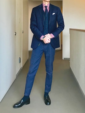 「GALLIPOLI（ガリポリ）のアイテム」を使った、OK.Aさん（メンズ・176cm）の冬コーディネート