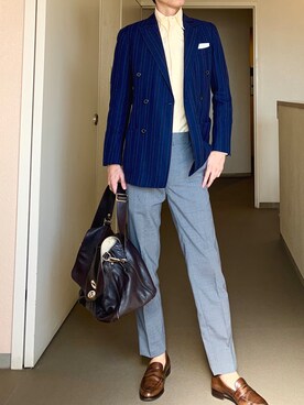 「GITMAN VINTAGE（ギットマン ヴィンテージ）のアイテム」を使った、OK.Aさん（メンズ・176cm）の夏コーディネート