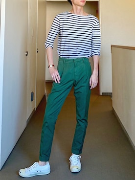 「SIVIGLIA（シビリア）のアイテム」を使った、OK.Aさん（メンズ・176cm）の夏コーディネート