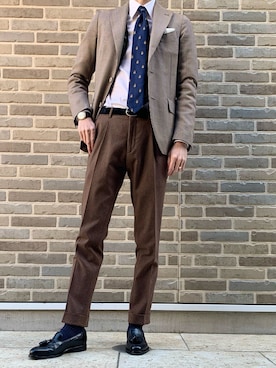 「GABRIELE PASINI（ガブリエレ パジーニ）のアイテム（ジャケット/アウター）」を使った、OK.Aさん（メンズ・176cm）の冬コーディネート