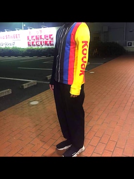 「OPENING CEREMONY（オープニングセレモニー）のアイテム（スウェット）」を使った、D-HANDさん（メンズ・174cm）の春コーディネート