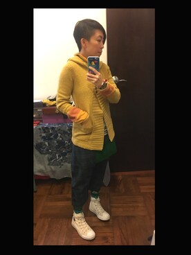 「uuu...shooop」｜Juさん（レディース・150cm）の冬コーディネート