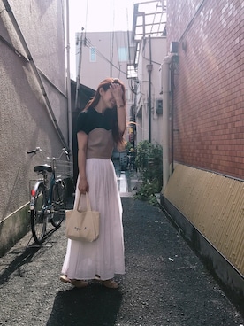 Sao Tanoさん（レディース・160cm）の夏コーディネート