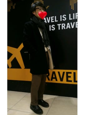 「DISCOVERED（ディスカバード）のアイテム（ジャケット/アウター）」を使った、hideさん（メンズ・165cm）の冬コーディネート