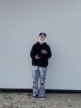 「FTC（エフティーシー）のアイテム（トップス）」を使った、kazuki.さん（メンズ・173cm）の春コーディネート
