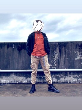 「TAIPEI」｜「アイテム（その他アウター）」を使った、Tenten 09さん（メンズ・179cm）の春コーディネート