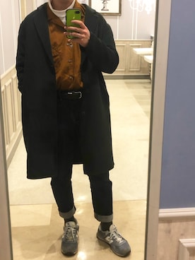 大統領さん（メンズ・176cm）の冬コーディネート