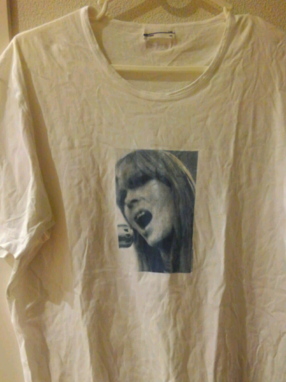 「ヴェルヴェットアンダーグラウンド、LAD MUSICIAN、フォトT」｜「LAD MUSICIANのアイテム（Tシャツ/カットソー、ホワイト系）」を使った、nonameさん（メンズ・163cm）の春コーディネートの1枚目の写真