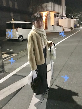 「アイテム（ブルゾン）」を使った、Kannaさん（レディース・154cm・10代）の冬コーディネート