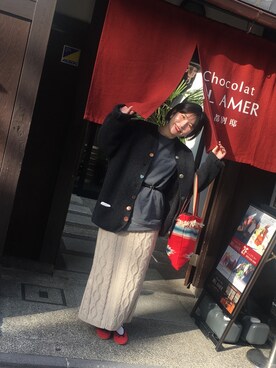 「OPERA（オペラ）のアイテム」を使った、Kannaさん（レディース・154cm）の春コーディネート