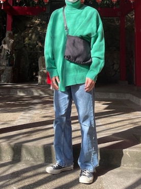 楓さん（メンズ・165cm）の冬コーディネート