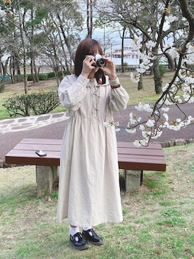 kumaさん（レディース・160cm）の春コーディネート