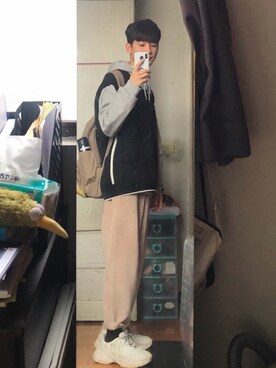 「古著MIX」｜宇さん（メンズ・171cm）の夏コーディネート