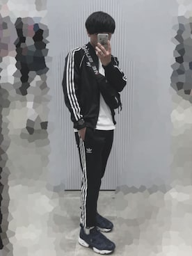 「アイテム（ジャージ）」を使った、f.rさん（メンズ・171cm・10代）の秋コーディネート