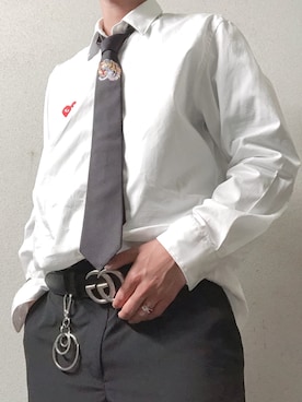 「アイテム（フォーマルスーツ/小物）」を使った、f.rさん（メンズ・171cm・10代）の秋コーディネート