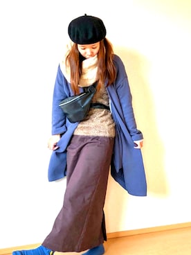 「寒いです」｜しーさん（レディース・158cm）の冬コーディネート