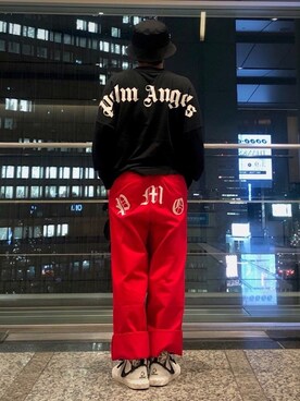 peaceminusone work pants RED ワーク パンツ