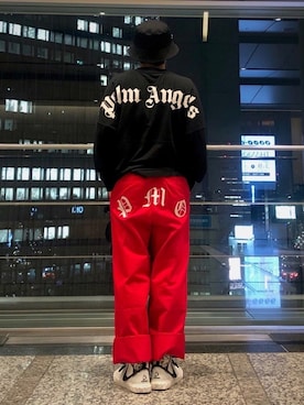 ぽむ太郎|PEACEMINUSONEのカーゴパンツを使ったコーディネート - WEAR