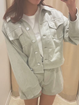 「TITTY&CO.（ティティーアンドコー）のアイテム（ブルゾン）」を使った、renaさん（レディース・158cm）の冬コーディネート