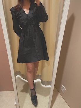 「ミニワンピ」｜renaさん（レディース・158cm）の春コーディネート