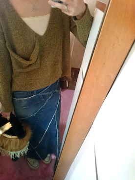 「アイテム（キャミソール、ベージュ系）」を使った、Lemon**さん（レディース・164cm）の春コーディネート