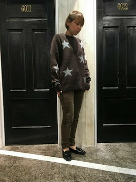 「彼氏の服」｜tk.TAKEO KIKUCHI 立川ルミネさん（レディース・160cm）の秋コーディネート