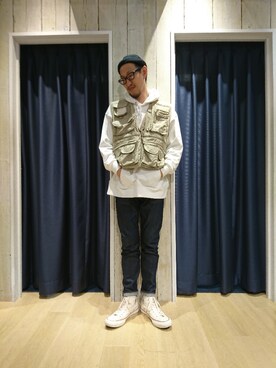 tk.TAKEO KIKUCHI 立川ルミネさん(メンズ・182cm)の冬コーディネート