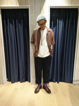 tk.TAKEO KIKUCHI 立川ルミネさん（メンズ・182cm）の夏コーディネート