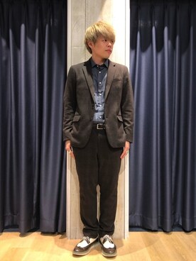 tk.TAKEO KIKUCHI 立川ルミネさん(メンズ・170cm)の秋コーディネート