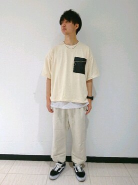 tk.TAKEO KIKUCHI 立川ルミネさん(メンズ・178cm)の夏コーディネート