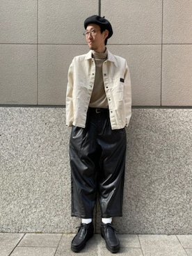 「tk.TAKEO KIKUCHI（ティーケータケオキクチ）のアイテム（ブルゾン）」を使った、tk.TAKEO KIKUCHI 立川ルミネさん（メンズ・178cm）の冬コーディネート